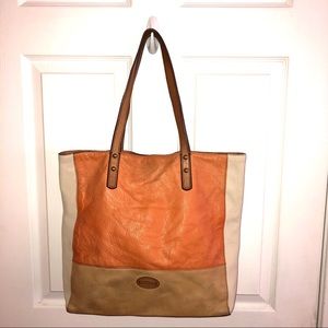 🌻Fossil Zoey Colorblock Vintage Leather Bag🌻